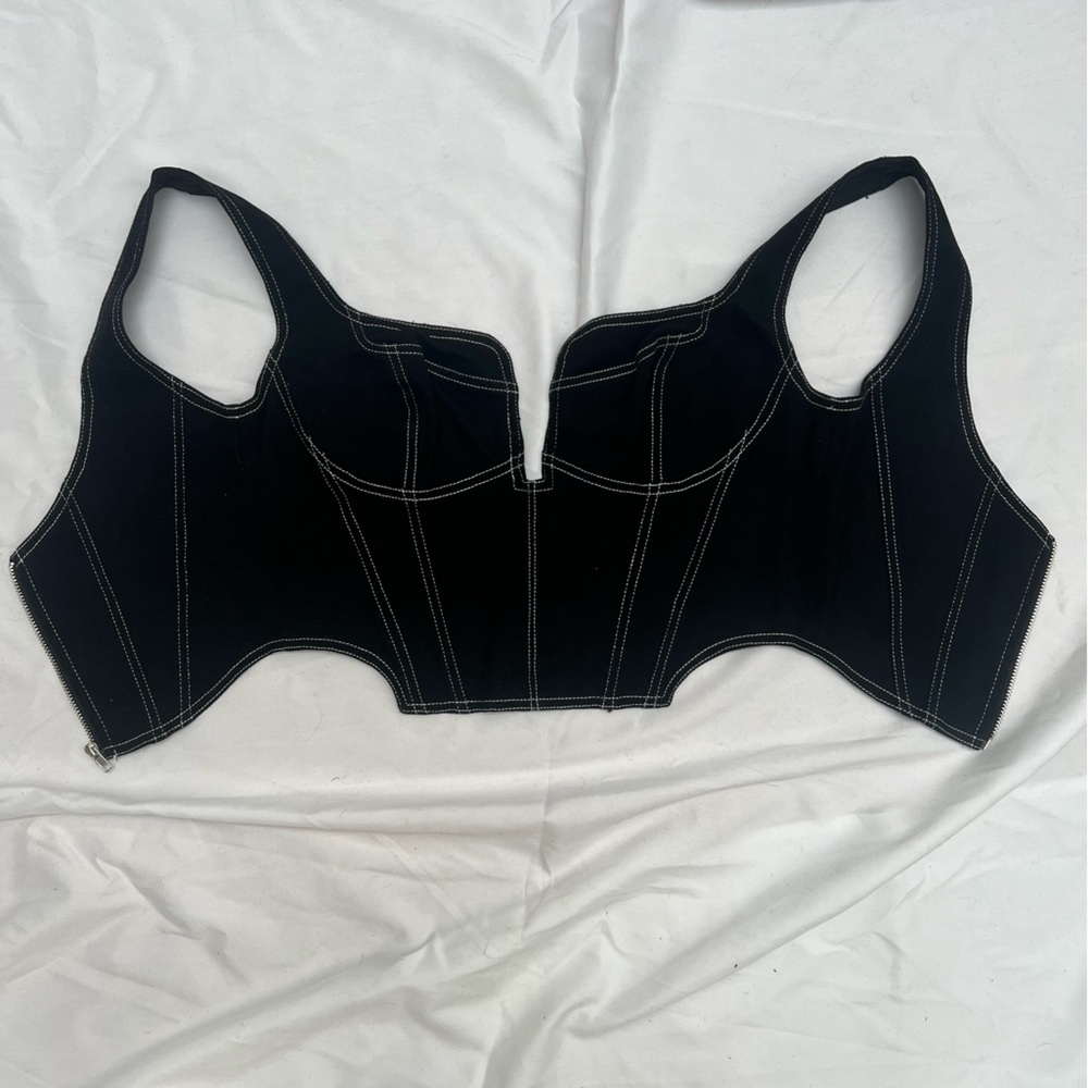 Denim Corset with Tags | Size S - Picture 4 of 4